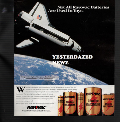 1993 Print Ad for Rayovac Batteries ''Not all Rayovac Batteries are used in Toys''