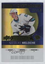 2021 Credentials 2020-21 Debut Ticket Access Yellow 37/249 Nicolas Meloche 0s28