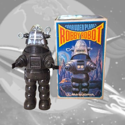 Forbidden Planet Robby the Robot  Wind Up Motor, Masudaya 1984