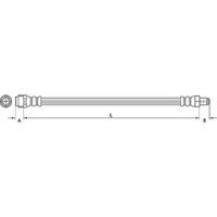 Metzger 4110921 Bremsschlauch FüR Mercedes Benz R Klasse W251 V251