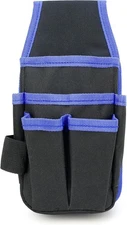 Small Canvas Tool Pouch with Adjustable Belt for Blue Black-1pcs 