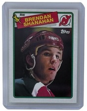 Brendan Shanahan 1988-89 Topps Hockey Rookie Card New Jersey Devils Nr-Mt #122. rookie card picture