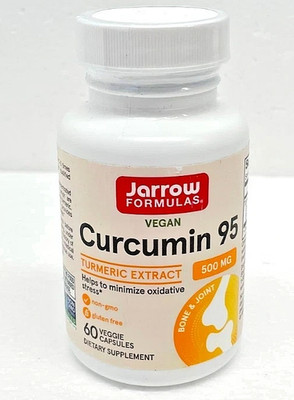 Jarrow Formulas 500mg CURCUMIN 95 Turmeric Extract  60 caps SEALED