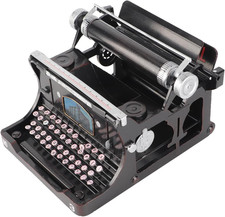 Macchina Da Scrivere Antica Modello Vintage Portatile Manuale Decorazione Fatta 