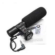 3.5mm DV Stereo Microphone Mic For Nikon D7000 D300s D5100 D5300 D3300 D3200 H