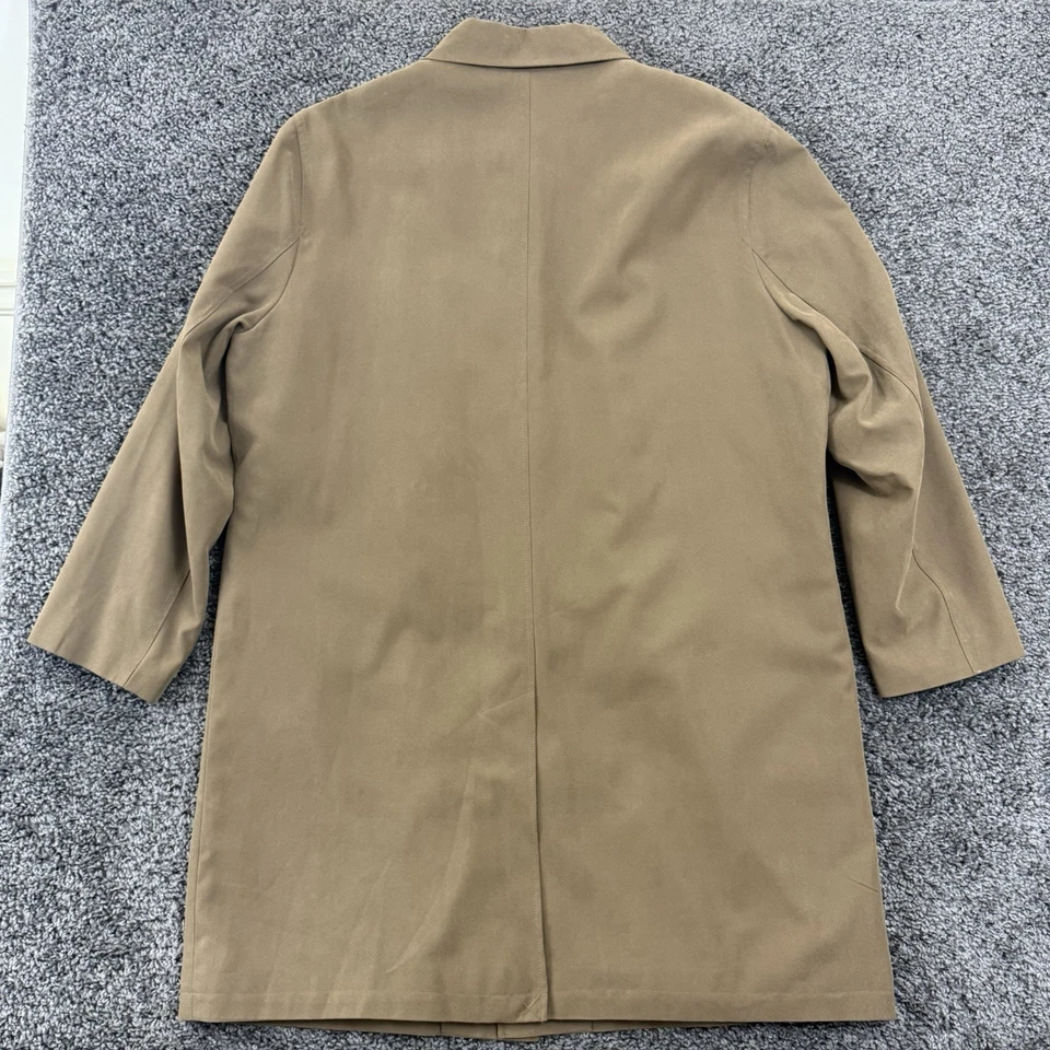 Jos. A Banks Business Trench Coat 48R Button Up - Image 2 of 4