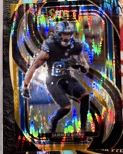 2024 Panini Select - Premier Level Jahmyr Gibbs #163 Black & Gold Shock Prizm