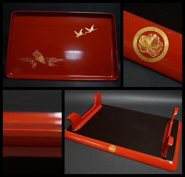Jubako Bento Box Japanese Wajima lacquer wooden toso set gold lacquered "Shochik Jubako Bento Box Japanese Wajima lacquer wooden toso set gold lacquered "Shochik