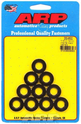 #ad ARP Black Washers 7 16 ID x 7 8 OD 10 200 8532 $22.82