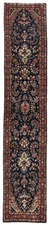 Handmade Vintage Tribal Runner Rug 3X15 ft Floral Design Oriental Hallway Carpet