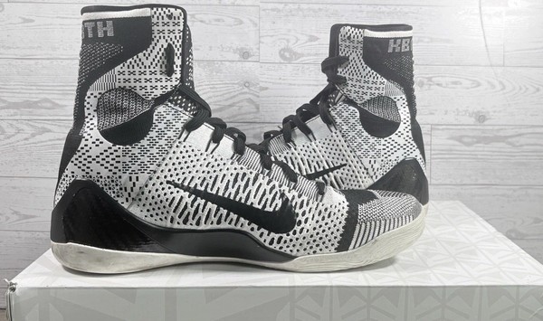 Nike Kobe 9 Elite BHM Black History Month para Hombre Talla 11 Blanco Negro 704304010 2