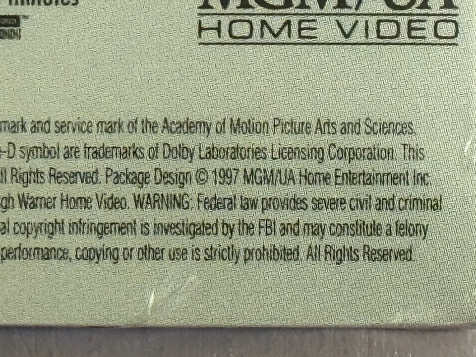 Rain Man VHS New Sealed Tom Cruise Dustin Hoffman 1997 Contemporary Classics - Image 3 of 4