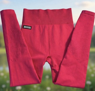 Womens Leggings Hot Pink Large NWT Pristine Better Bodies Bowery High