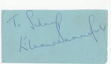 Eleanor Summerfield (1921-2001) Signed Clip / Autographed English Actress