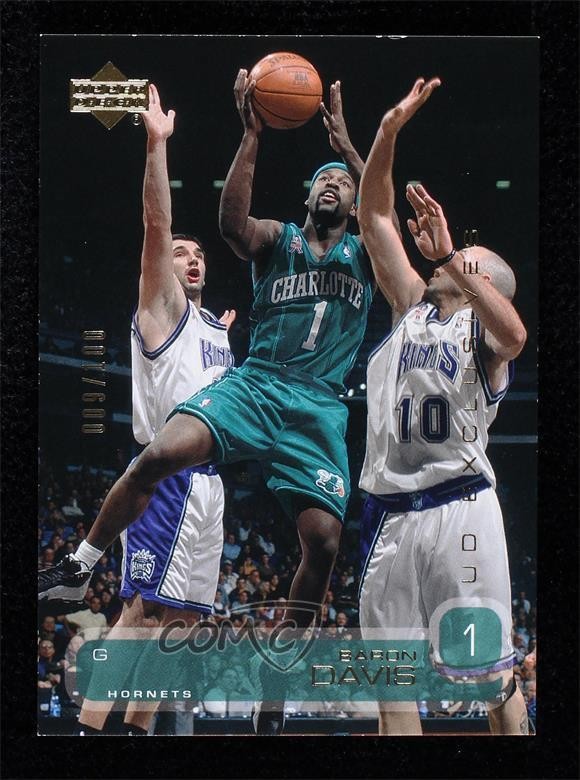 2002-03 Upper Deck UD Exclusives 9/100 Baron Davis #105 1u6