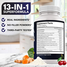 Glucosamine Chondroitin, MSM, Turmeric Curcumin, Collagen, Hyaluronic Acid, O...