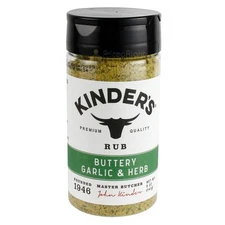 Kinder's Buttery Garlic & Herb Handcrafted Premium Dry Seasoning No MSG 5 Oz
