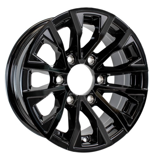 eCustomrim Aluminum Trailer Wheel 15X6 15 Inch Edge 6 Lug On 5.5 Center Rim