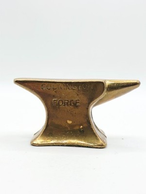 Vintage Messing Cockington Schmiede Amboss Souvenir Briefbeschwerer Devon Metallwaren 110g