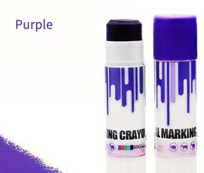 All Weather animal marking crayon color purple SHIPS FREE