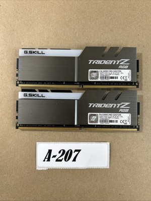 G.Skill Trident Z RGB 32GB (2x16GB) RAM DDR4 3200MHz F4-3200C16D-32GTZR CL16