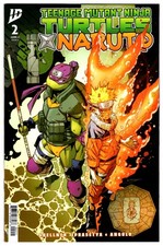 TEENAGE MUTANT NINJA TURTLES X NARUTO #2 A MAIN JORGE JIMENEZ TMNT IDW COMIC