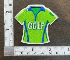 Golf Shirt Embroidered Iron On Patch