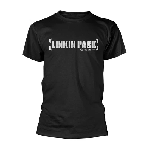 Black Linkin Park Bracket Logo Official Unisex T-Shirt - Picture 1 of 4