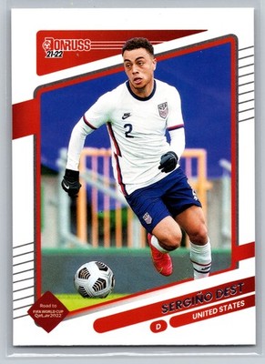 2021-22 Donruss Road to FIFA World Cup #162 Sergino Dest United States