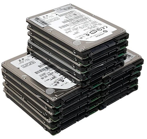 Job Lot 15 x Various Make & Model 160GB Sata 2.5" Hard Drives 100% Health