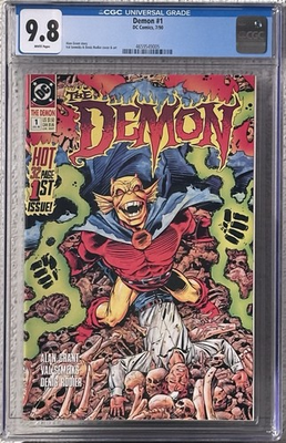 #ad Demon #1 Vol. 3 CGC 9.8 WP; DC Comics 1990; App. Of Jason Blood $99.99
