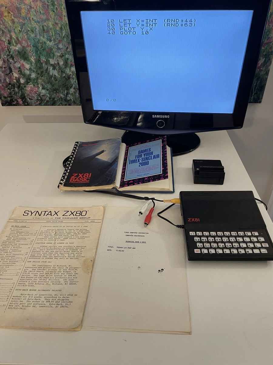 Sinclair ZX81 Vintage Home Computers for sale | eBay