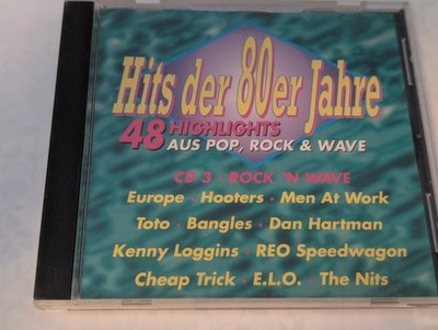 Hits Der 80er Jahre CD 3 - Rock 'N' Wave Neuwertig Europe Hooters Toto Bangles