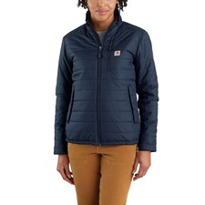 Image of Carhartt OJ2208-W Rain Defender Relaxed Fit Insulated Jacket, Navy XS (0-2)