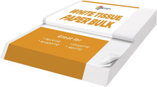 600 Sheets White Tissue Paper Bulk, 20" x 30" Packing Supplies for Moving  Pack