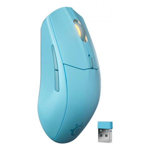Steelseries Mouse Da Gioco Wireless Rival 3 Gen 2 18000 Dpi Rgb 6 Pulsanti Aqua - Immagine 3