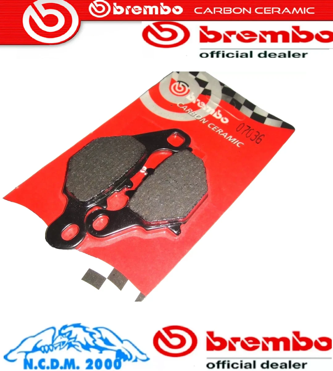 AHL Compatibile con Pastiglie freno posteriori motocicleta
