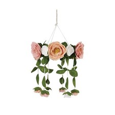 Rose Flower Baby Crib Mobile Felt Rose - Baby Shower Gift Nursery Decoratio...
