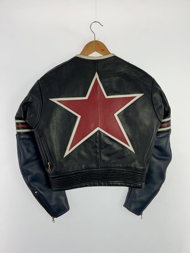 VANSON ONE STAR/One Star/Single Rider Leather Jacket/Made in USA/38/Leather// - Picture 2 of 4