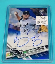 2017 Topps Chrome Blue Refractor /150 Carson Fulmer #RA-CFU Rookie Auto RC  d