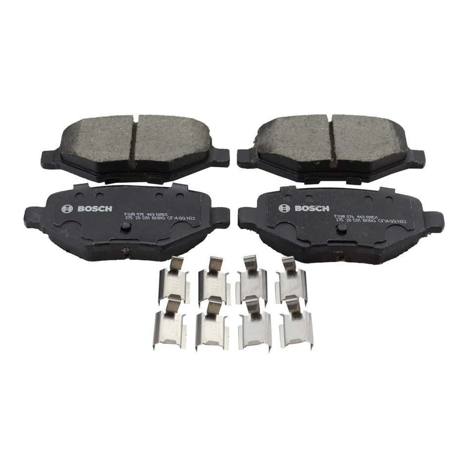 Juego de pastillas de freno traseras de cerámica Bosch para Ford Edge Explorer Flex Lincoln MKS MKT MKX Foto 2 de 4
