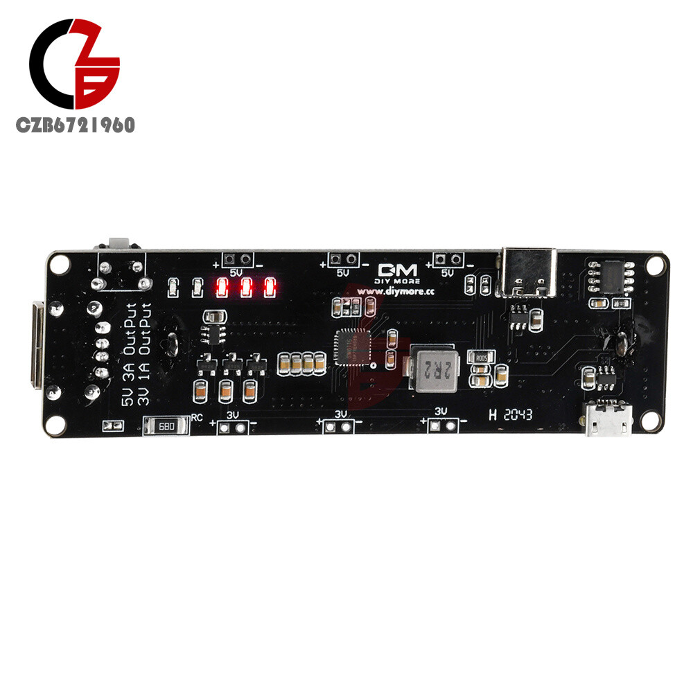 Micro USB Wemos ESP32 18650 Schermo Batteria V3 ESP32 LED Per Arduino - Foto 5