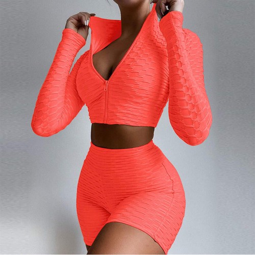 Women's Tracksuit Yoga Fitness Suit Activewear Set Tummy Control Butt Lift Long - Picture 8 of 60