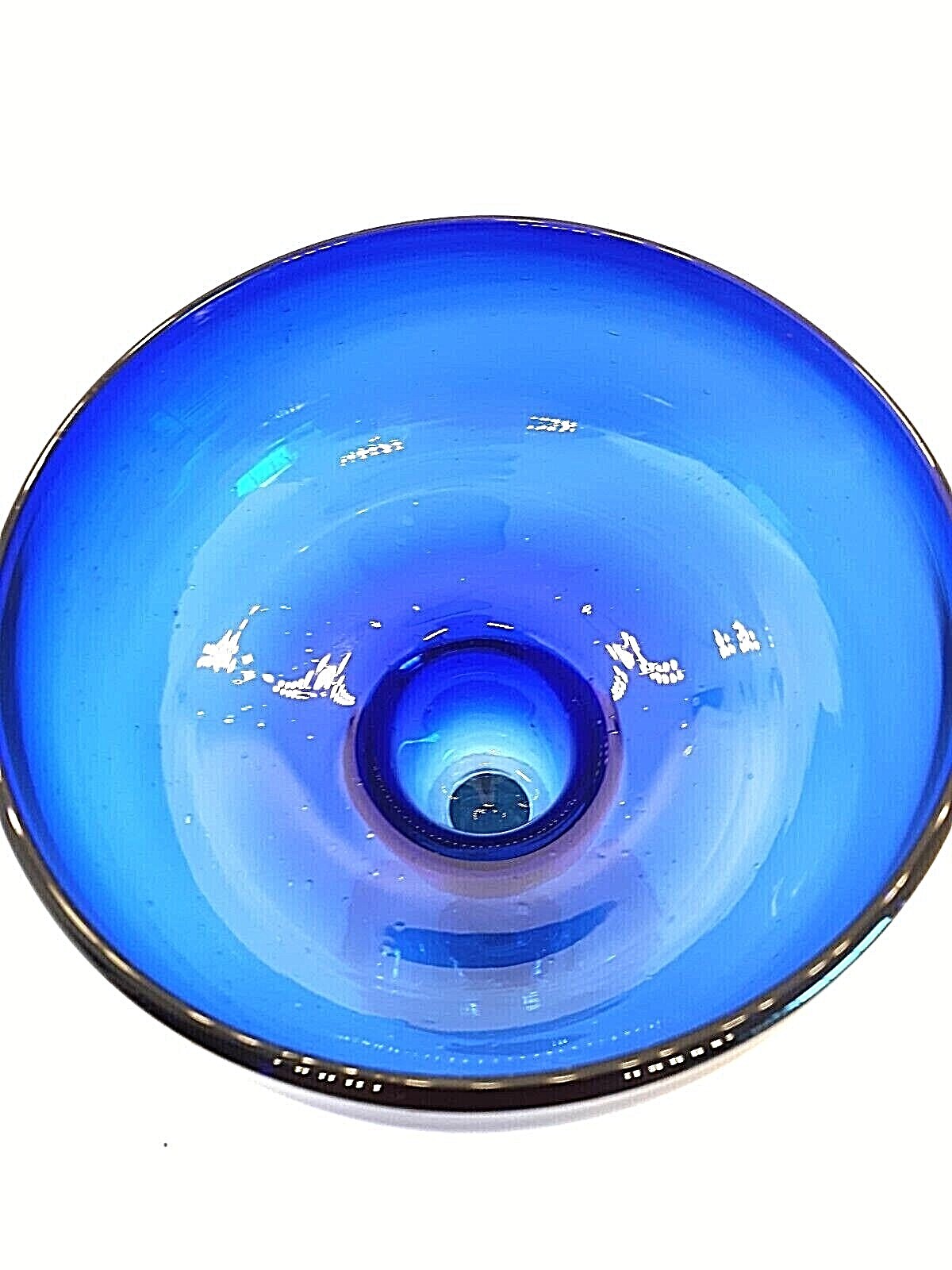 Mexican Hand Blown 16 Oz Solid Cobalt Blue Margarita Glass eBay