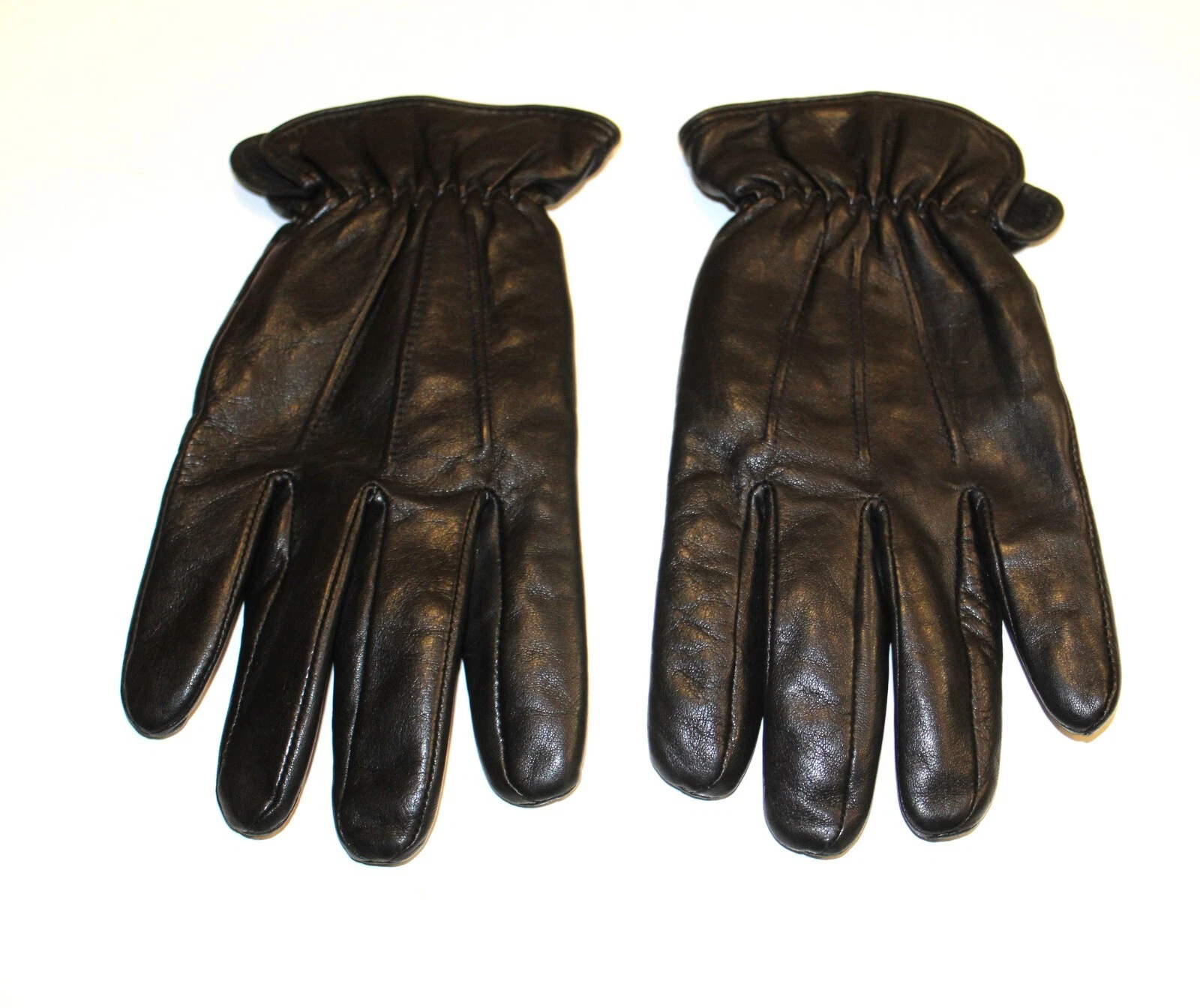 Thinsulate Insulation 40Gram Size L100% premium Leather Black Men Gloves Winter