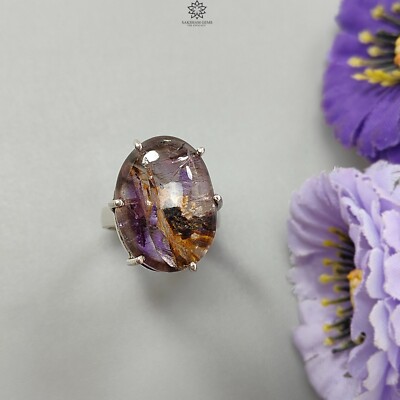 Natural Super Seven Amethyst Gemstone Fancy Plain