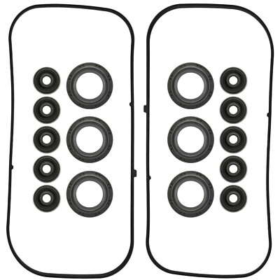 Valve Cover Gasket Set For Honda Accord Odyssey Pilot & Acura TL MDX 3.0L-3.5L – Includes Seals & Grommets