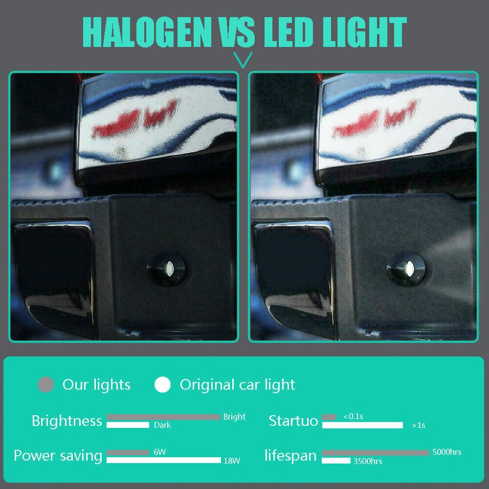 Car Rear Number License Plate Lights Lamp LED Assembly For Ford F150