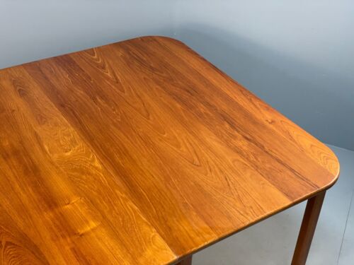 Vintage Solid Teak Extending Modular Rectangular Dining Table Unique EB8848 MWOO - Picture 3 of 24