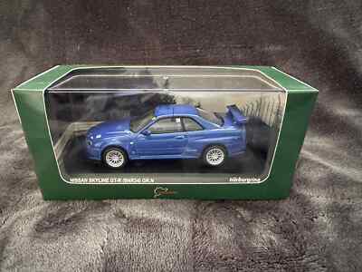 1:43 Kyosho 03382NU Nissan Skyline GT-R (BNR34) Gr. N Nürburgring Test Car